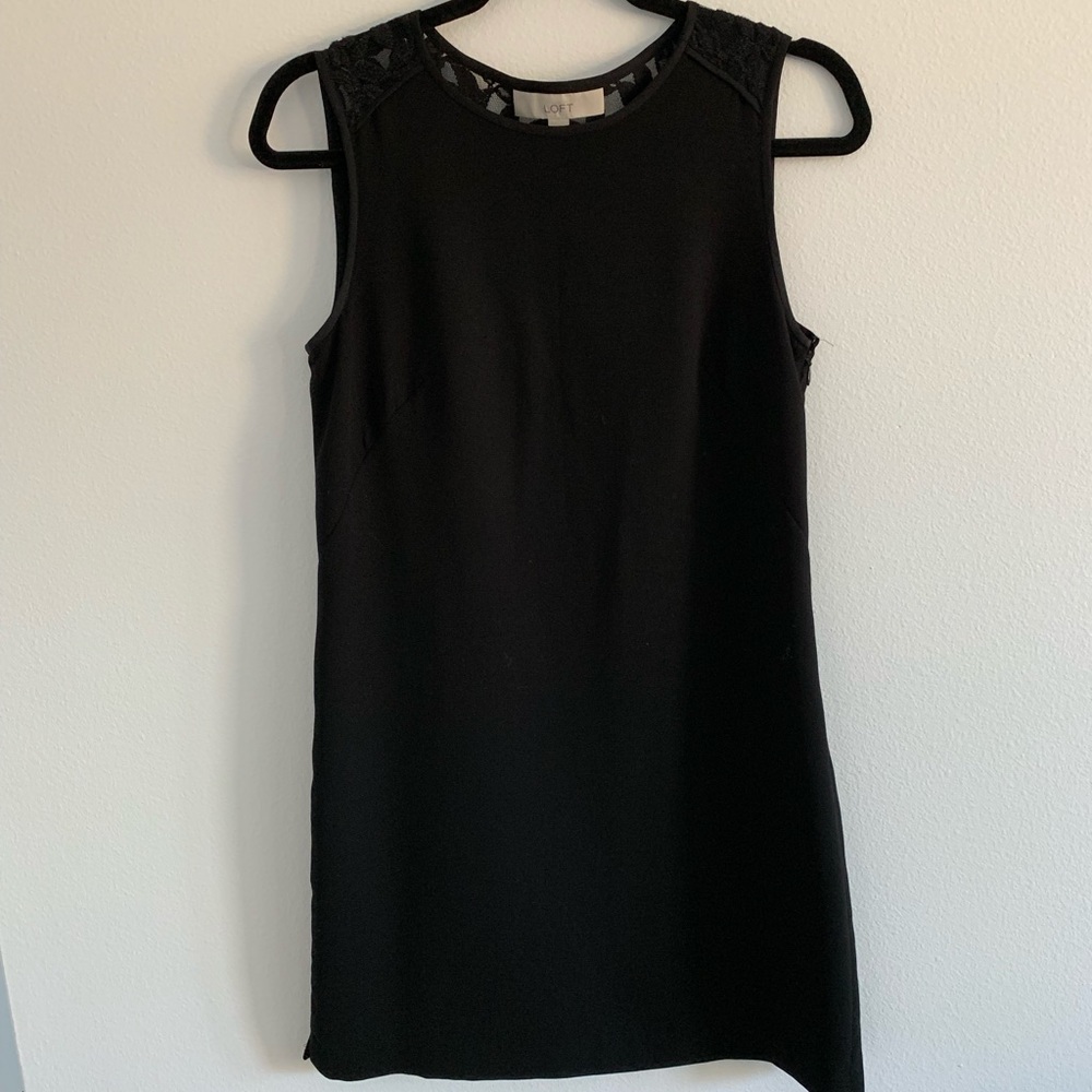 AnnTaylor Loft black dress. Size 2